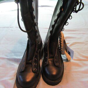 Mens Danner Fort Lewis Gore Tex Waterproof  Insulated Work Boots Sz 5.5 Black